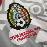 Mexico 1998 Away Long Sleeve Retro Jersey