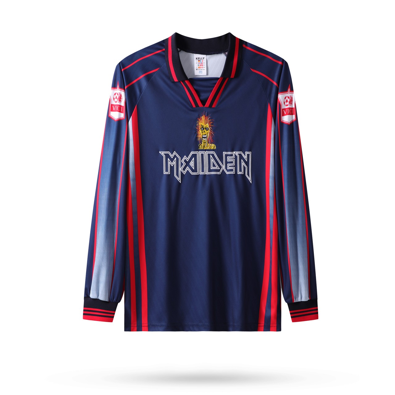 ウェア MAIDEN WEST HAM UNITED RETRO West Ham United 1999 Iron Maiden Retro Rare Vintage Football