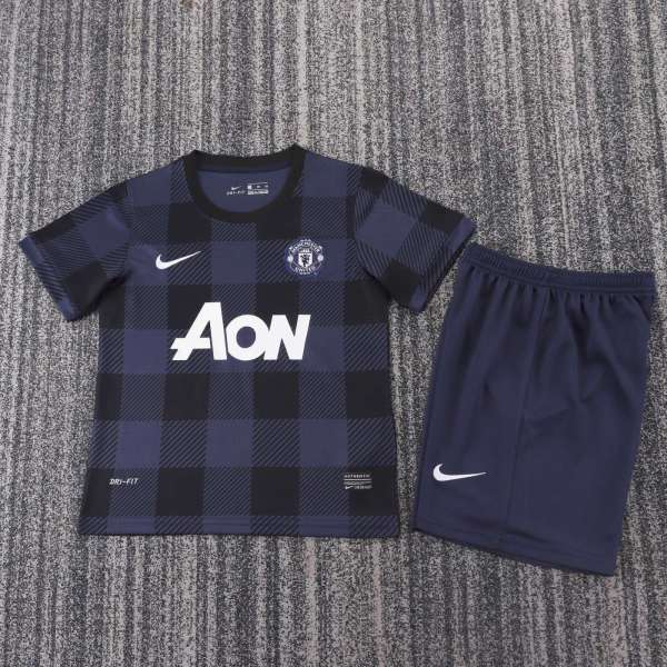 Kids MUFC 2013/2014 Away Retro Kit