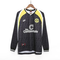Borussia Dortmund 1995/1996 Away Long Sleeve Retro Jersey