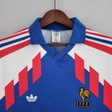 France 1990 Home Long Sleeve Retro Jersey