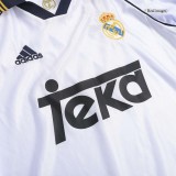 Real Madrid 1998/2000 Home Long Sleeve Retro Jersey