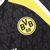 Borussia Dortmund 1995/1996 Away Long Sleeve Retro Jersey