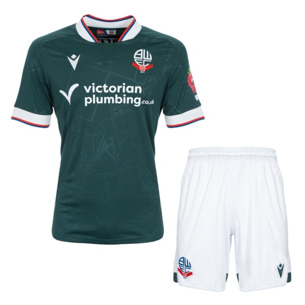 Bolton Wanderers 24/25 Away Jersey and Short Kit