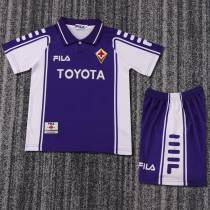 Kids Fiorentina 1999/2000 Home Retro Kit