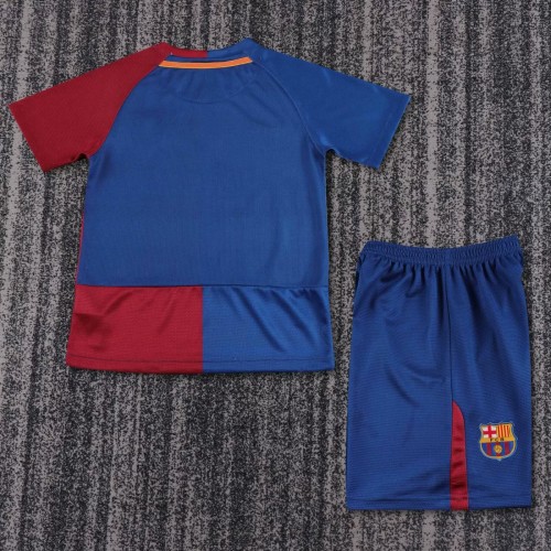 Kids Barcelona 2008/2009 Home Retro Kit
