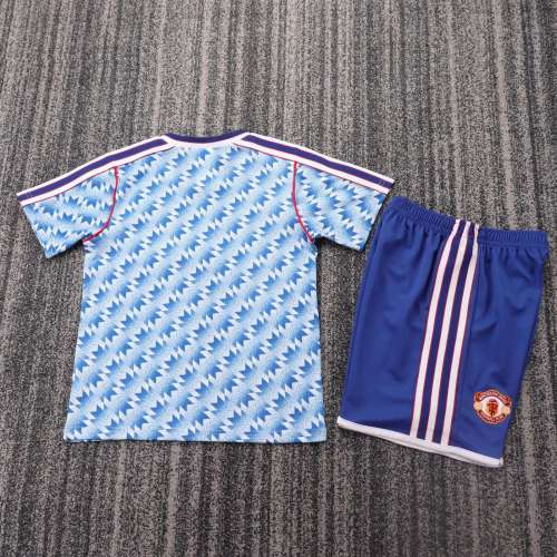Kids MUFC 1990/1992 Away Retro Kit