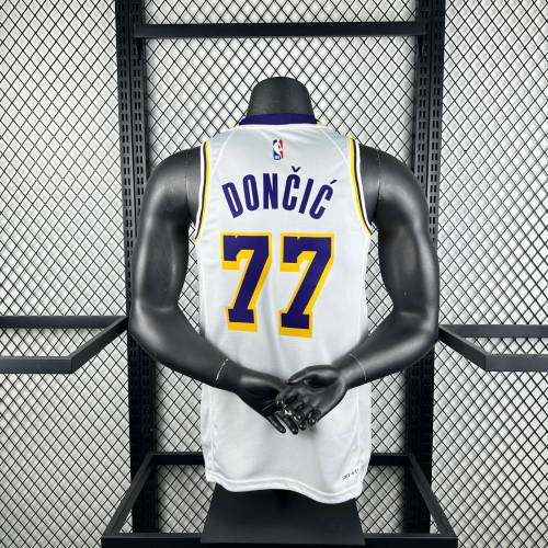 Men's 2023 Luka Doncic White Team Jersey
