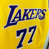 Men's 2023 Luka Doncic Yellow Team Jersey