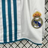 Kids Real Madrid 2017/2018 Home Long Sleeve Retro Kit