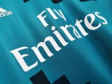 Kids Real Madrid 2017/2018 Third Long Sleeve Retro Kit