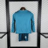 Kids Real Madrid 2017/2018 Third Long Sleeve Retro Kit