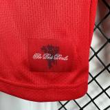 Kids MUFC 2008 CL Final Home Long Sleeve Retro Kit