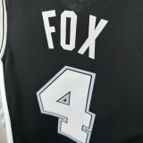 Men's De'Aaron Fox Black Team Jersey