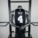 Men's De'Aaron Fox Black Team Jersey