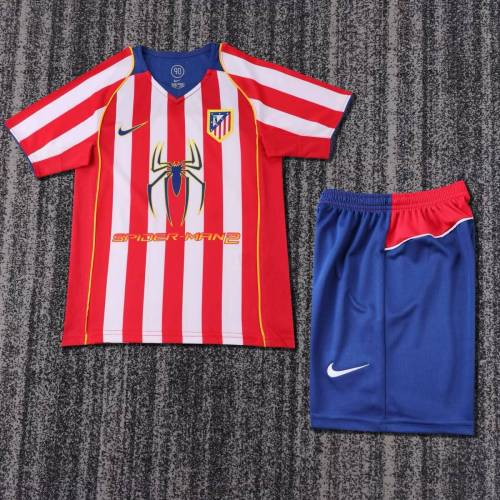 Kids Atlético Madrid 2004/2005 Home Retro Kit