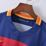 Barcelona 2015/2016 Home Long Sleeve Retro Jersey