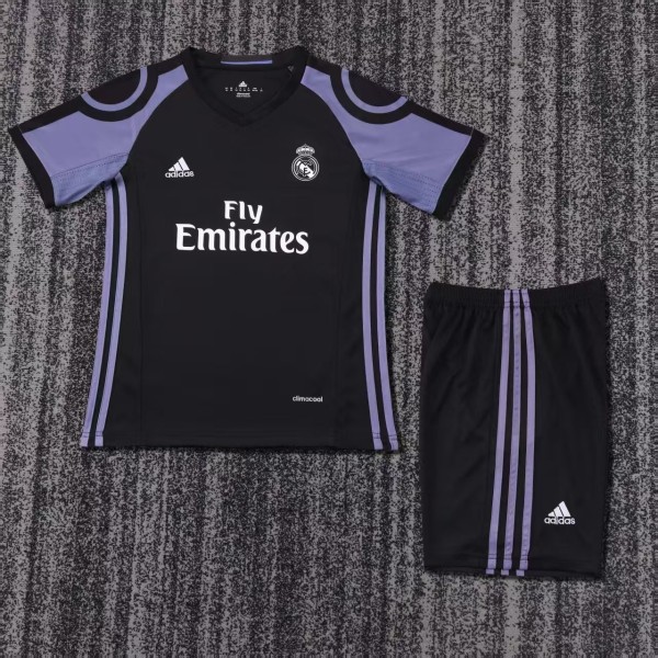 Kids Real Madrid 2016/2017 Third Retro Kit