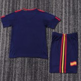 Kids Spain 2010 World Cup Away Retro Kit