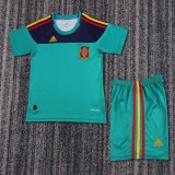 Kids Spain 2010 World Cup Goalkeeper Retro Kit