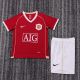 Kids MUFC 2006/2007 Home Retro Kit