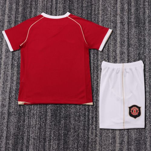 Kids MUFC 2006/2007 Home Retro Kit