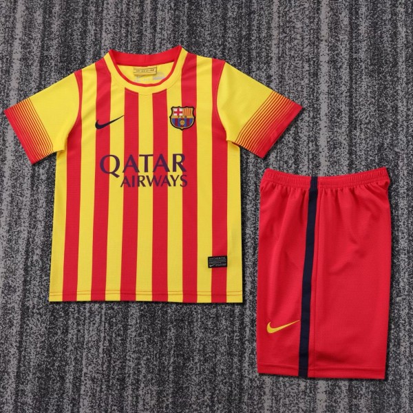 Kids Barcelona 2013/2014 Away Retro Kit
