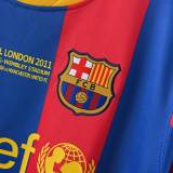 Barcelona 2011 UCL Final Long Sleeve Retro Jersey