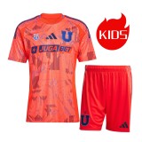 Kids Universidad de Chile 25/26 Away Jersey and Short Kit