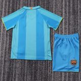 Kids Barcelona 2007/2008 Away Retro Kit