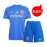 Kids Universidad de Chile 25/26 Home Jersey and Short Kit