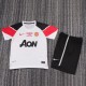 Kids MUFC 2010/2011 UCL Final Away Retro Kit