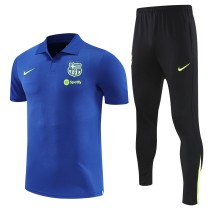 Barcelona 25/26 Polo and Pants Set Blue Barcelona 25/26 Polo and Pants Set Blue