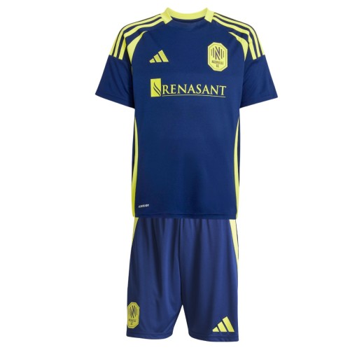 Kids Nashville SC 2025 Away Jersey and Short Kit