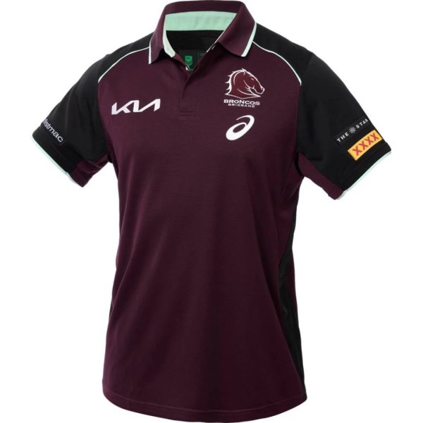 Brisbane Broncos 2025 Men's Team Polo Shirt