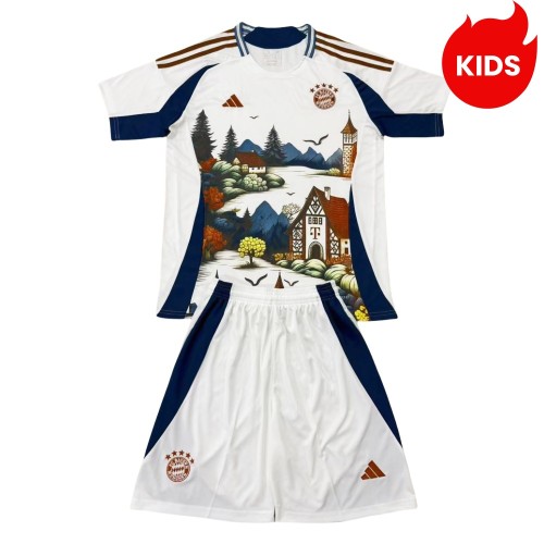 Kids Bayern Munich 25/26 Special Jersey and Short Kit