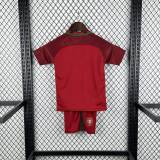 Kids Portugal 2016 Euro Home Retro Kit