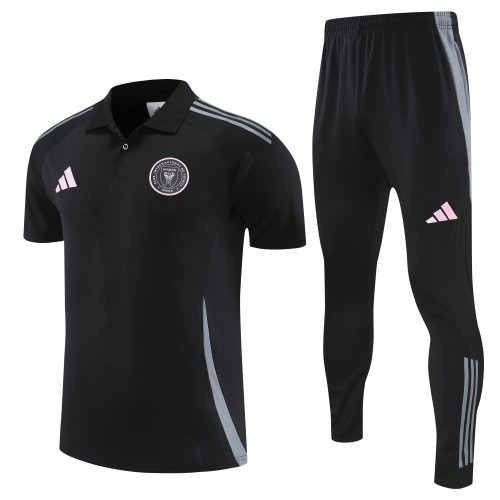 Inter Miami CF 25/26 Polo and Pants Set Black