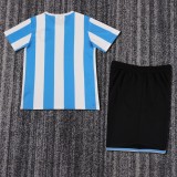 Kids Argentina 1986 World Cup Home Retro Kit