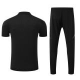 Al-Nassr FC 25/26 Polo and Pants Set Black