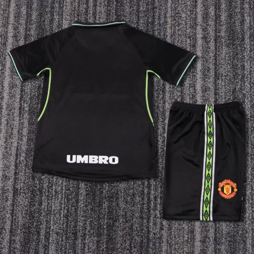 Kids MUFC 1998/1999 Third Retro Kit