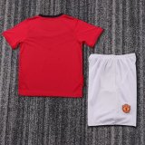 Kids MUFC 2009/2010 Home Retro Kit