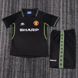Kids MUFC 1998/1999 Third Retro Kit