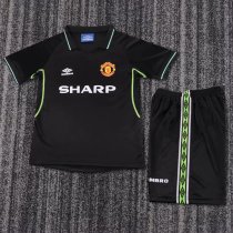 Kids MUFC 1998/1999 Third Retro Kit