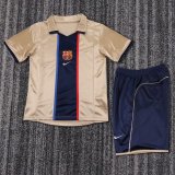 Kids Barcelona 2001/2002 Away Retro Kit