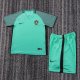 Kids Portugal 2016 Euro Away Retro Kit