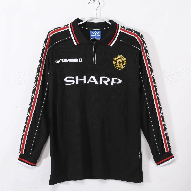 US$ 22.99 - MUFC 1998/1999 Third Long Sleeve Retro Jersey - m