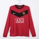 MUFC 2009/2010 Home Retro Long Sleeve Jersey