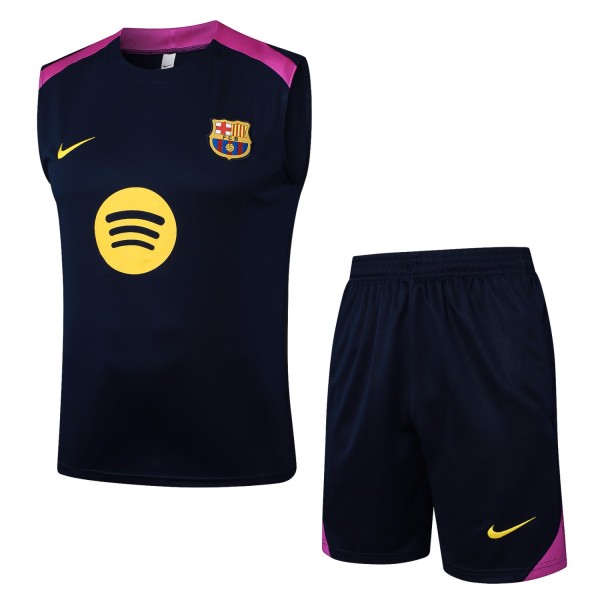 Barcelona 25/26 Sleeveless Jersey and Shorts Set D2505