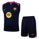 Barcelona 25/26 Sleeveless Jersey and Shorts Set D2505